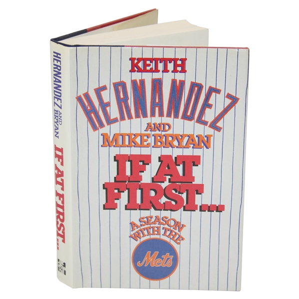 1986 "If at First…" Book by Keith Hernandez & Mike Bryan -Signed by Both JSA ALOA