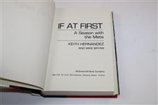 1986 If at First… Book by Keith Hernandez & Mike Bryan -Signed by Both JSA ALOA