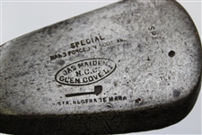 James Maiden N.C.C. Glen Cove, Il. Special Tom Stewart Deep Groove Face Spade Mashie