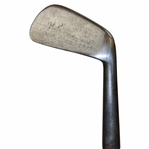 Vintage Hand Punched Dot Face Mashie w/JP Initials