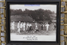 First Tee 1894 St. Andrews Golf Club, Yonkers, NY' Presentation Photo - Framed on Wicker