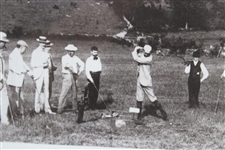 First Tee 1894 St. Andrews Golf Club, Yonkers, NY' Presentation Photo - Framed on Wicker