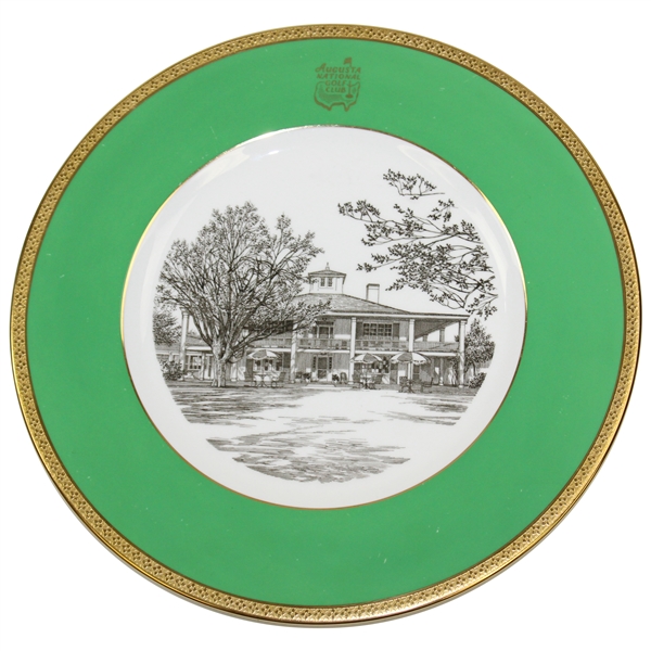 Augusta National GC Member Clubhouse Wedgwood Bone China Ltd Ed Plate #204