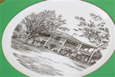 Augusta National GC Member Clubhouse Wedgwood Bone China Ltd Ed Plate #204