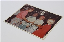President Jerry Ford Signed Photo At Golf Event w/ JSA ALOA 
