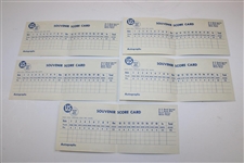 5 Unused Scorecards 1959 Chicago Open Won By Ken Venturi