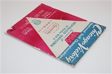 1944 Chicago Victory Tournament Program Won By Jug Mcspaden In Playoff With Ben Hogan