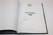 Jack Nicklaus Signed 1986 Masters Annual w/JSA ALOA