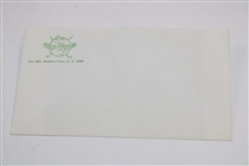 Large Negative Of Bobby Jones In A Golf World Envelope
