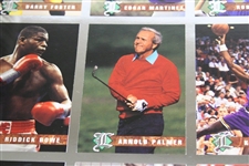 1993 Legends Sports Memorabilia Magazine Arnold Palmer On Cover And Uncut Cards