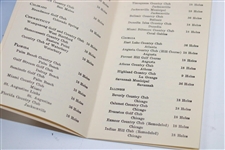 Photo of Donald Ross & Seldom Seen 1930 Booklet Showing Prominent Golf Courses Designed By Ross