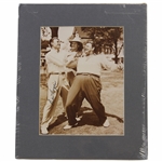 Ben Hogan Signed Matted Photo of Ben Hogan Fooling Around w/Babe & George Zaharias w/JSA
