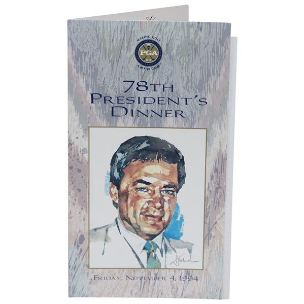 1994 Pga Presidents Dinner Program