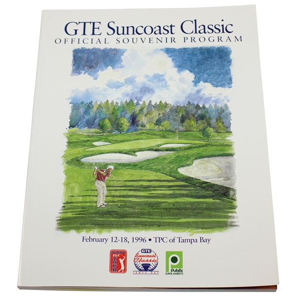Champion Jack Nicklaus Signed 1996 GTE Suncoast Classic Program - Final Non-Major Win JSA ALOA