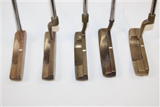 Five (5) Ping Putters - PAL, A-Blade, Y-Blade, Cusin 3 & Karsten 2