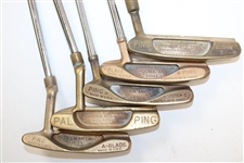 Five (5) Ping Putters - PAL, A-Blade, Y-Blade, Cusin 3 & Karsten 2