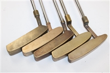 Five (5) Ping Putters - PAL, A-Blade, Y-Blade, Cusin 3 & Karsten 2