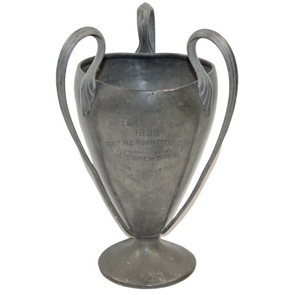 1899 Point Pleasant GC Presidents Cup Trophy Presented by W.S. Brewster to Dr. A.H. Hart