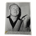 Jack Nicklaus 1960 "He Came To Win" AP Wire Photo - April 12th
