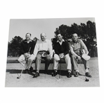 Byron Nelson, Dwight Eisenhower, Ben Hogan & Clifford Roberts Frank Christian Photo
