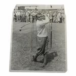 Gene Sarazen 1928 Post-Swing Press Photo  - June 23rd