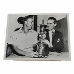 Arnold Palmer 1954 Amateur Championship w/Robert Sweeney Trophy Photo - August 27th