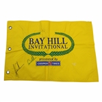 Tiger Woods & Arnold Palmer Signed 2000 Bay Hill Inv. Pinny Flag - Rare JSA ALOA