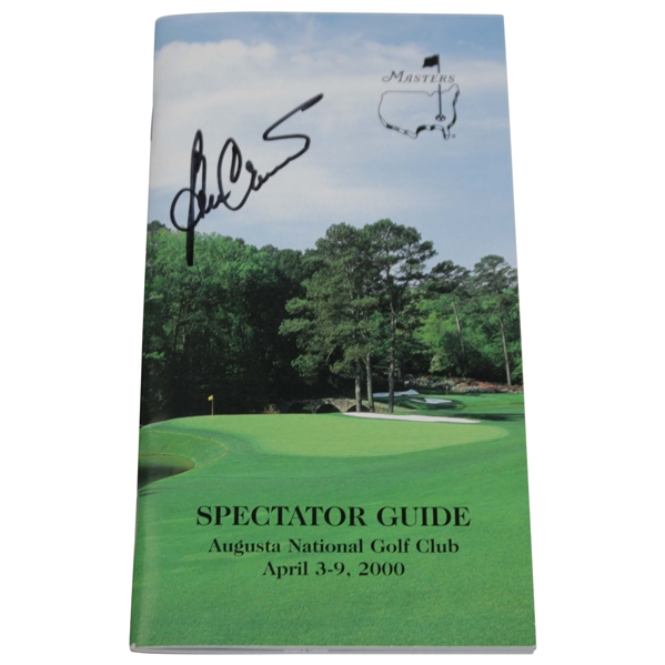 Ben Crenshaw Signed 2000 Masters Tournament Spectator Guide JSA ALOA