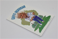 Arnold Palmer, Curtis Strange, and Greg Norman caricature notepads