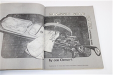 Classic Golf Clubs: A Periodical Guide' by Joe Clement with Values Pamphlet