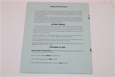 Classic Golf Clubs: A Periodical Guide' by Joe Clement with Values Pamphlet