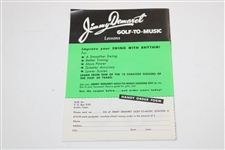 Jimmy Demaret's Personal 'Jimmy Demaret' Golf-To-Music Lessons Complete Set