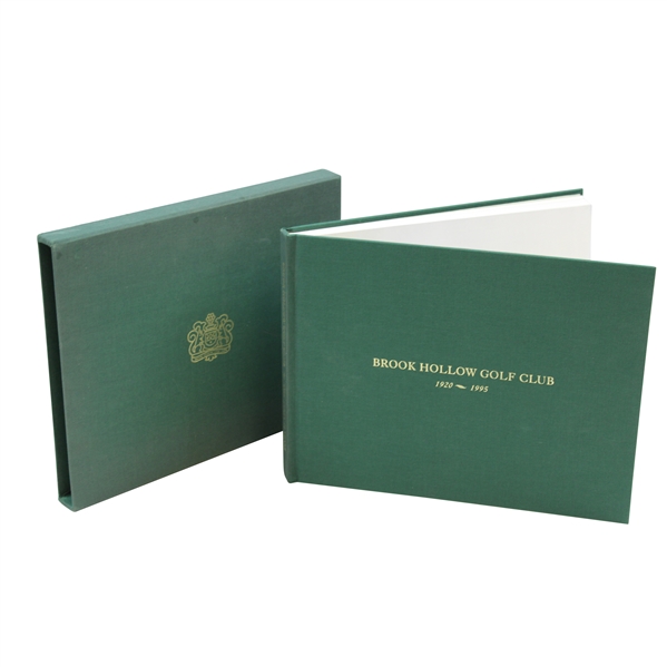 Brook Hollow Golf Club 1920-1995 Club History Book by Rhonda Glenn In Slipcase