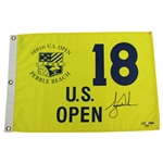 Tiger Woods Signed Ltd Ed 2000 US Open at Pebble Beach Flag #228/500 UDA #BAM07754
