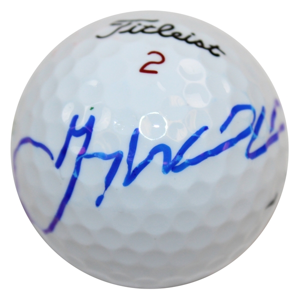 Gary Woodland Signed Masters Logo Golf Ball JSA #AC31325