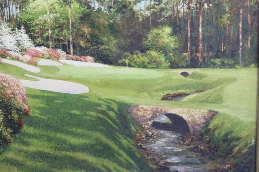 Augusta National Golf Club Hole #13 Print by Willington - Framed