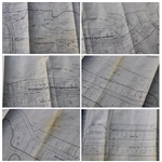 c. 1930's Ocean Course at Ponte Vedra Inn & Club Antique Map - 13 Feet Long!