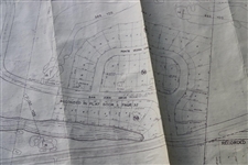c. 1930's Ocean Course at Ponte Vedra Inn & Club Antique Map - 13 Feet Long!