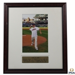 Defending US Senior PGA Champ Jay Haas Throwing Out The First Pitch 2009 Photo - Framed