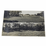 1930s Augusta National GC Original Dual Photo of Future Construction Site of Todays Hole #13