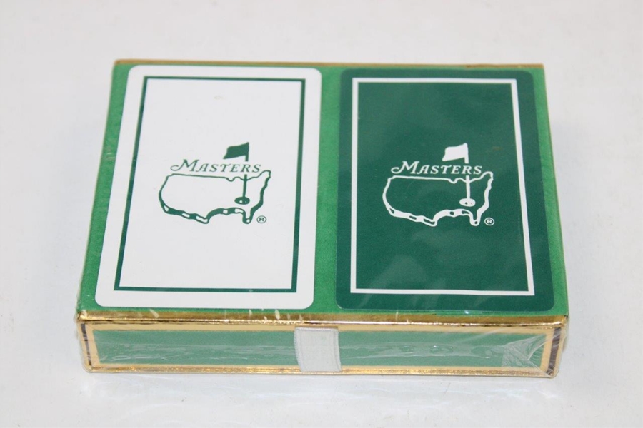 The Masters Tournament Logo Green/White Playing Cards in Original Box