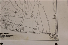 Early 1930's Portsmouth Country Club of Ohio Topographical Survey Map - Wendell Miller Collection