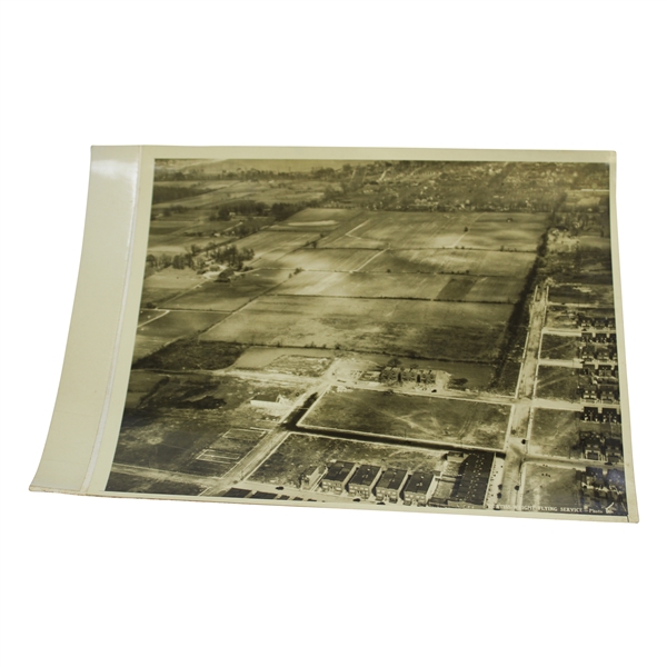 Early 1930s Aerial Photo Of Farmland - Wendell Miller Collection