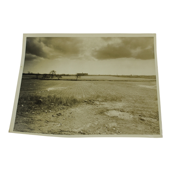 Early 1930s Empty Field Surveying Photo - Wendell Miller Collection