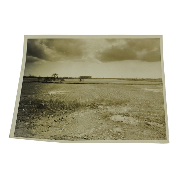 Early 1930's Empty Field Surveying Photo - Wendell Miller Collection