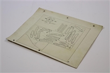 Early 1930's North Shore Golf Club of Glenview, Ill. Drainage Plan - Wendell Miller Collection