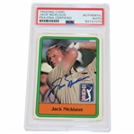 Jack Nicklaus Signed 1981 Donruss Rookie Card PSA/DNA Certified Auto Grade Authentic #84731070