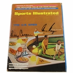 Big 3 Palmer, Nicklaus & Player plus Casper Signed 1968 Sports Illustrated Magazine JSA ALOA