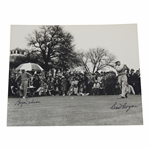 Ben Hogan & Byron Nelson Signed 1942 Masters Playoff 1st Tee Frank Christian Photo JSA ALOA