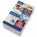 2002 Upper Deck Fairway Fabric & Signed Fairway Fabric Box - 5 per pack - 7 packs plus Bonus Pack
